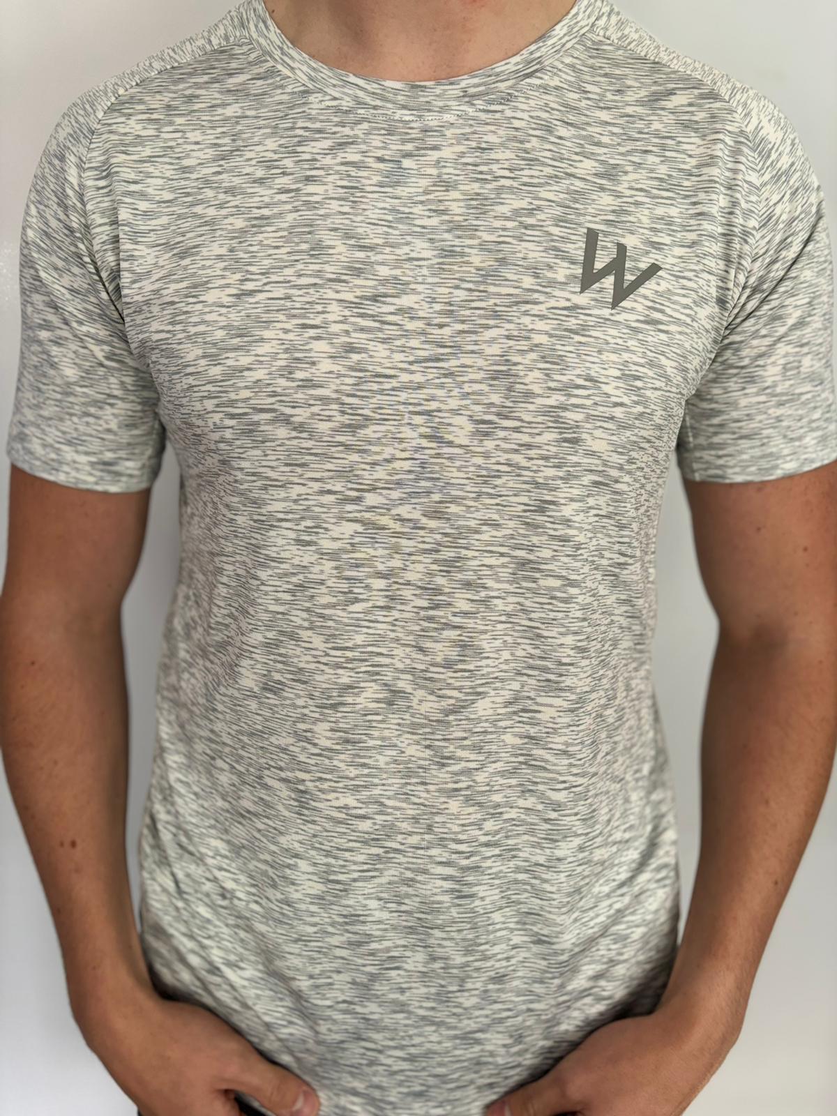 Space Dye Performance Tee (Grey) image 1