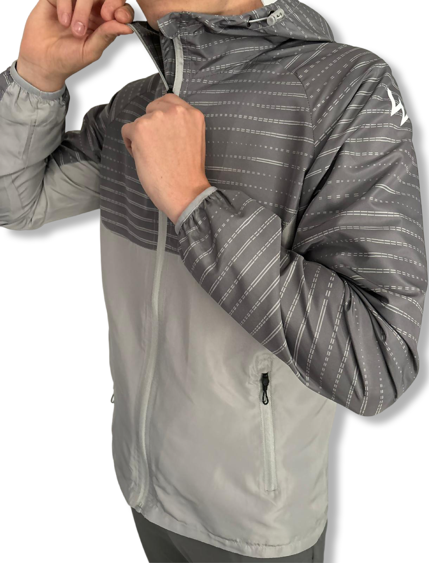 Mens W2 Sports Windbreaker (Grey) image 0