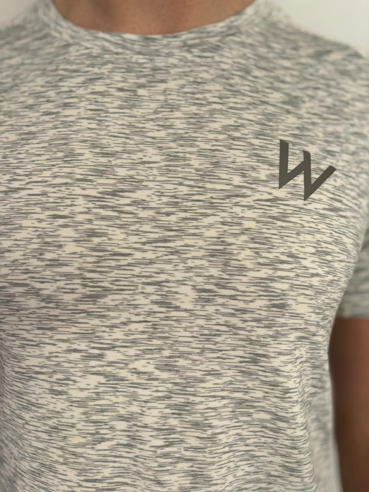 Space Dye Performance Tee (Grey) image 2
