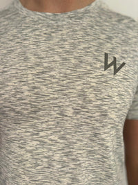 Space Dye Performance Tee (Grey) image 2